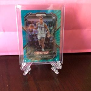 2022-23 Panini Prizm NBA Monopoly Keegan Murray RC Teal Wave Sacramento Kings